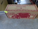 (SR2) ERTL 1:25 SCALE 1938 CHEVY PANEL TRUCK DIE CAST VEHICLE. BRAND NEW IN THE BOX.