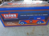(SR2) CROWN CENTRAL PETROLEUM 1:25 SCALE LIMITED EDITION 10th IN A SERIES 1937 FORD SEDAN DELIVERY