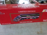 (SR2) RACING CHAMPIONS 1:43 SCALE LIMITED EDITION CAB WITH TRAILER DIE CAST BANK. BRAND NEW IN THE