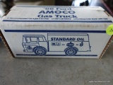 (SR2) ERTL 1:25 SCALE 66 FORD AMOCO GAS TRUCK DIE CAST BANK. BRAND NEW IN THE BOX.