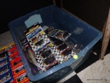 (SR2) MEDIUM SIZED TUB FILLED WITH RACING CHAMPIONS STOCK CARS WITH COLLECTIBLE CARDS (APPROXIMATELY
