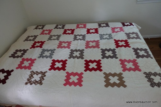 (BD4) VINTAGE HANDMADE QUILT THESE ARE ALL APPROXIMATELY THE SAME SIZE 68 X 86"