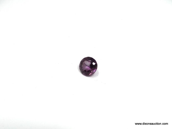 GEM QUALITY 22.54 CARAT ROUND CUT AMETHYST GEMSTONE. MEASURES: 18.35 MM. A RARE STONE. ALL OF THE