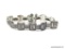 STERLING SILVER - .925 LADIES VINTAGE MARCASITE BRACELET, WITH SAFETY CHAIN. MEASURES: 7.5 INCHES