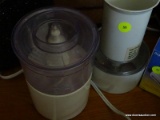 (FOY) FOOD PROCESSOR LOT; KRUPS TYPE 708A AND BRAUN TYPE 4297. ALSO COMES WITH A REGAL 