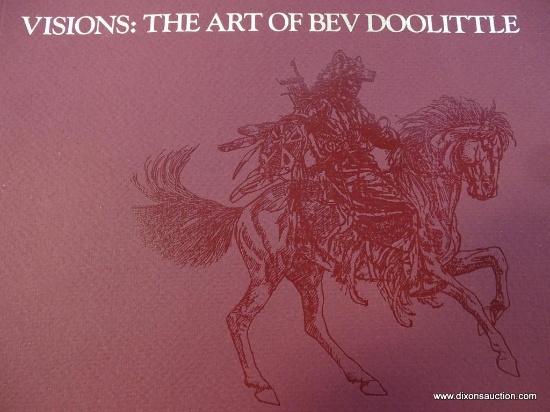VISIONS: THE ART OF BEV DOOLITTLE. A CATALOGUE OF PUBLISHED WORKS. SECOND EDITION PUBLISHED IN 1989.