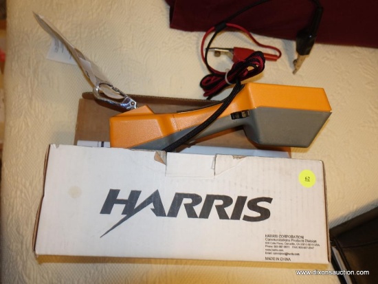 (BR3) HARRIS ELECTRICAL BUTT SET. MODEL TS22AL. IN THE ORIGINAL BOX WITH MANUAL
