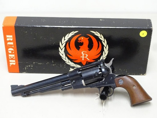 STURM RUGER OLD ARMY BLACK POWDER .45 CALIBER, 7.5" BARREL AND BOX.