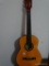 (HALL) SKYLARK BRAND VINTAGE CHILD SIZED ACOUSTIC GUITAR; 6 STRING, WOODEN BODY. EXCELLENT