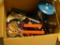 (BR3) BOX LOT FILLED WITH TOYS: SOUND MIXER GUITAR, MY SONG MAKER GUITAR, POLLY TALKING BIRD, TOY
