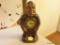 (K) FRIAR FIGURINE CLOCK; MADE BY LUX CLOCK MANUFACTURING OF WATERBURY, CONNECTICUT. CARVED FRIAR