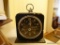 (K) GENERAL ELECTRIC INTERVAL TIMER; MANUFACTURED FOR GE X-RAY DEPARTMENT (PRINTED ON FACE). BLACK,