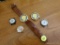 (SUN) NOVELTY CHARACTER WATCH LOT; INCLUDES ONE INTACT TWEETY BIRD WATCH WITH LEATHER BAND, AS WELL