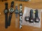 (SUN) NOVELTY SPORTS/ GAMING/ RACING WATCH LOT; INCLUDES SPACE JAM, SPALDING SEGA VIDEO GAMES,