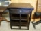 (GAR) JOFRAN INC. KITCHEN ISLAND WITH 2 TOWEL BARS (1 ON EITHER SIDE), 1 DRAWER AND 2 SHELVES. IN AN