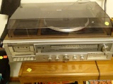 (BR3) EMERSON AM/FM STEREO RECEIVER, CASSETTE STEREO RECORDER, AND 8-TRACK STEREO PLAYER. MODEL