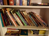 (LR) BOOK LOT; ASSORTED ENTERTAINMENT BOOKS SUCH AS MAGIC EYE, COLORING BOOKS, AND COMIC STRIPS SUCH