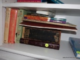 (LR) BOOK LOT; VARIOUS HISTORY, GEOGRAPHY, HOME ECONOMICS, REFERENCE/ENCYCLOPEDIA TEXTS, AND MORE.