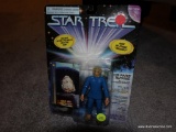 (LR) STAR TREK ACTION FIGURE ?TOM PARIS MUTATED FROM BEYOND THE TRANSWARP BARRIER?. FROM THE VOYAGER