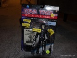 (LR) STAR TREK ACTION FIGURE FROM THE SPACE TALK SERIES ?BORG?. BRAND NEW IN THE BLISTER PACKAGE!