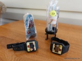 (SUN) DICK TRACY WRIST WATCH LOT; TWO OMNI WRIST WATCHES IN ORIGINAL PACKAGING WITH SAMPLE COMIC