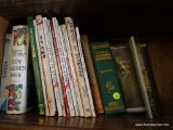 (LR) SHELF LOT; INCLUDES ABOUT 19 VOLUMES ABOUT GARDENING AND HOUSEPLANTS. TOP SHELF OF LOT #69.