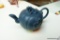 (R2) ORIENTAL FROG THEMED TEAL TEAPOT; A FROG ON EACH SIDE, ONE DELICATE HANDLE, A SPOUT, AND A FROG