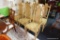 (R2) BROYHILL PREMIER PICKLED OAK DINING ROOM CHAIRS; 4 SIDE CHAIRS AND 2 ARMCHAIRS, LIGHT FINISH,