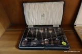 (R3) RATTRAY AND COMPANY DUNDEE SILVER PLATED TEA SPOONS SET; 8 PIECES, LOVINGLY KEPT IN ORIGINAL