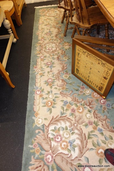 (WIN) CAPEL RUG; LARGE CAPEL RUG, STYLE NAME IS EDEN. LOVELY FLORAL PATTERN FEATURING A CENTER