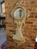 (DR) PLASTIC FRENCH PROVINCIAL WALL PLANTER AND MIRROR; VERY PRETTY AND DECORATIVE PLASTIC WALL