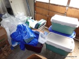 (GAR) ASSORTED RUBBERMAID AND STERILITE STORAGE CONTAINER LOT; INCLUDES MANY SMALL AND MEDIUM