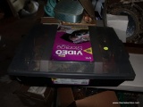 (GAR) STORAGE BOX FULL OF VINTAGE BUTTONS; OVER 100 BUTTONS FROM LOCAL EVENTS, POLITICAL PARTIES,
