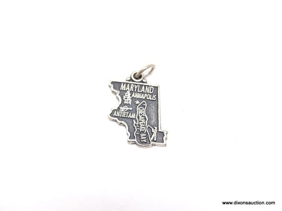 .925 STERLING SILVER MARYLAND CHARM.