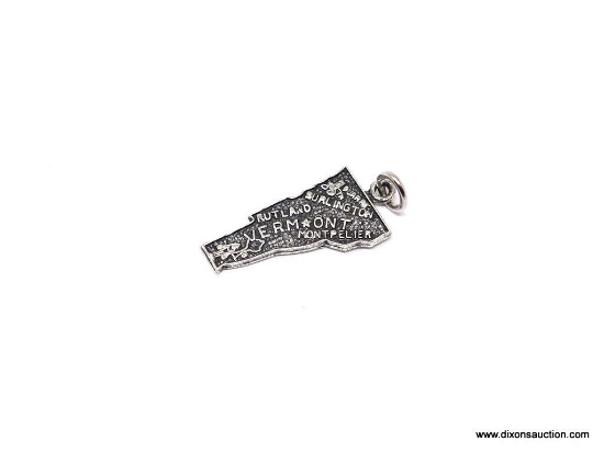 .925 STERLING SILVER VERMONT CHARM.