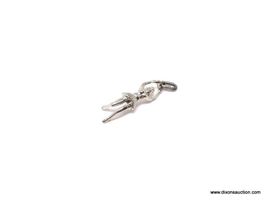 .925 STERLING SILVER BALLERINA CHARM.