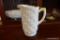 VINTAGE MILK GLASS PITCHER