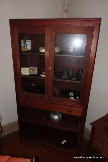 PRIMITIVE CHINA CABINET