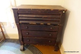 WOODEN CHEST OF DRAWERS