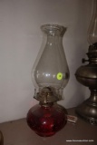 VINTAGE OIL LAMP WITH OIL