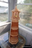 WOODEN MODEL LIGHTHOUSE