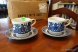 VINTAGE CHURCHILL ENGLAND CUP AND SAUCER SETS