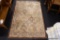 BROWN/TAN SILKY AREA RUG