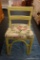 LIME GREEN BAMBOO CHAIR