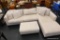 BAUHAUS MICROFIBER SECTIONAL SOFA