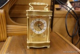 GOLD-TONE BULOVA DESK CLOCK