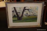FRAMED AND MATTED VIRGINIA TECH PRINT