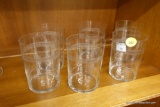 SET OF 6 VINTAGE JUICE GLASSES