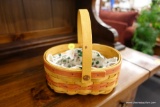 LONGABERGER HANDWOVEN BASKET