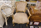 VICTORIAN UPHOLSTERED ARMCHAIR